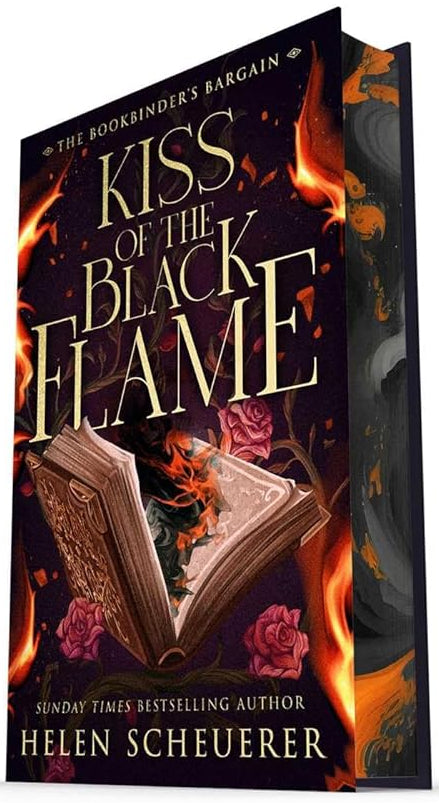 Kiss of the Black Flame: A Novel (The Bookbinder's Bargain) cover image