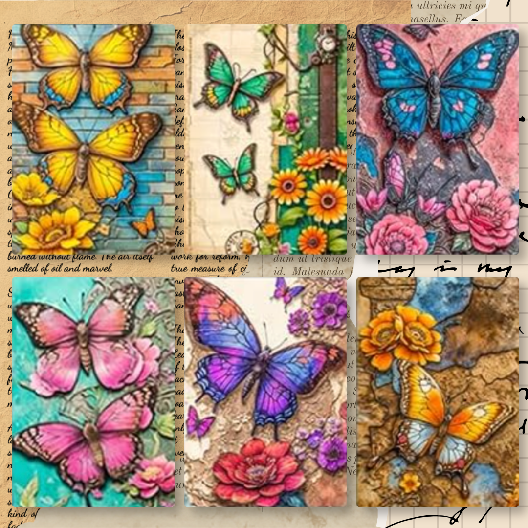 DECOUPAGE - Butterflies