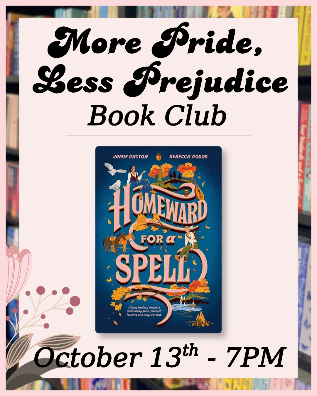Event: Book Club - More Pride, Less Prejudice (October)