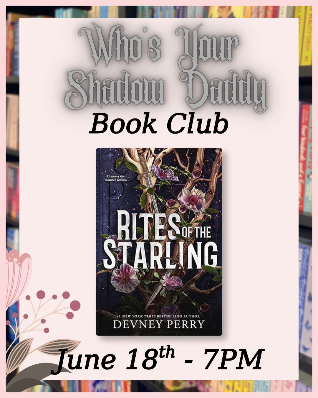 Event: Book Club - Who's Your Shadow Daddy (June)