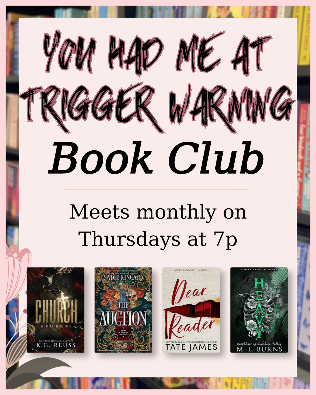 BOOK CLUB: You Had Me At Trigger Warning