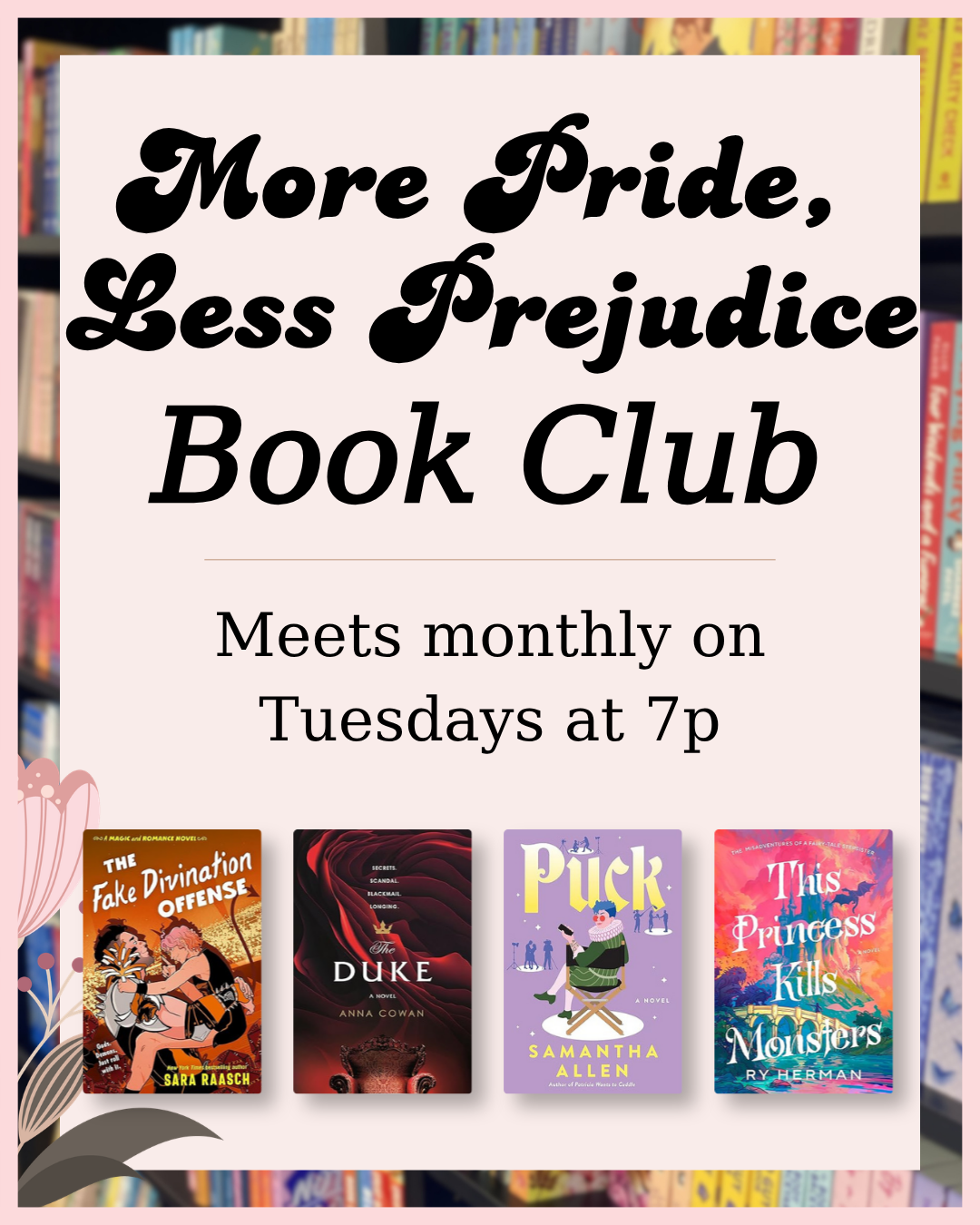 BOOK CLUB - More Pride