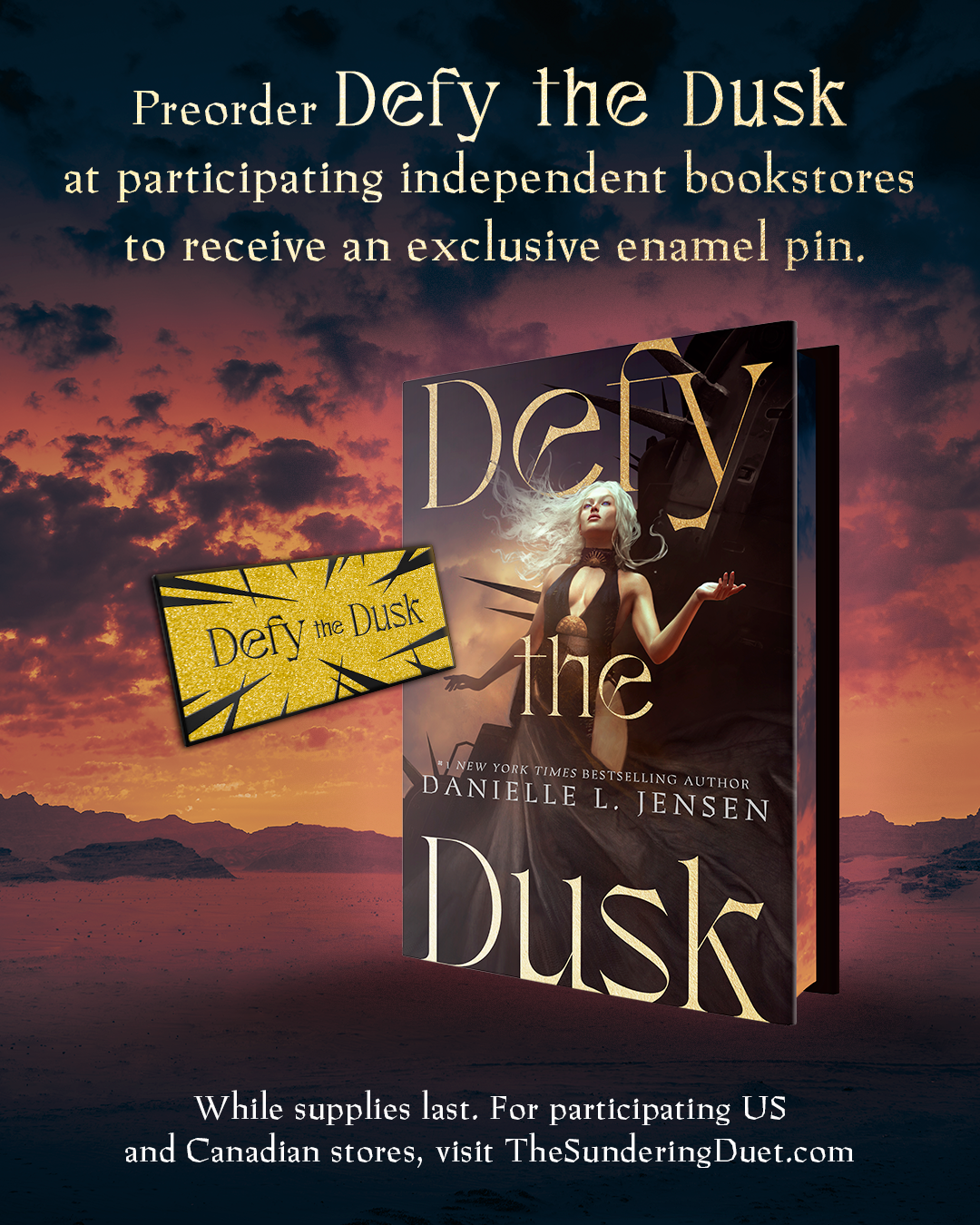 Defy the Dusk: Book One of The Sundering Duet (PRE ORDER) Signed