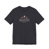 Kiss and Tale Romance Bookshop Bella + Canvas Tee