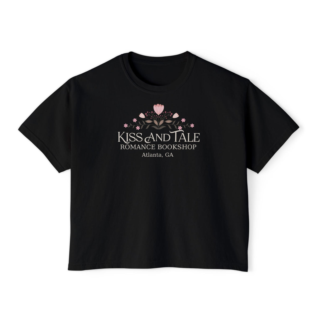 Kiss and Tale Romance Bookshop Women's Boxy Tee