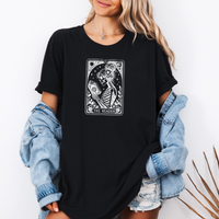 The Reader Tarot Card Short Sleeve Tee