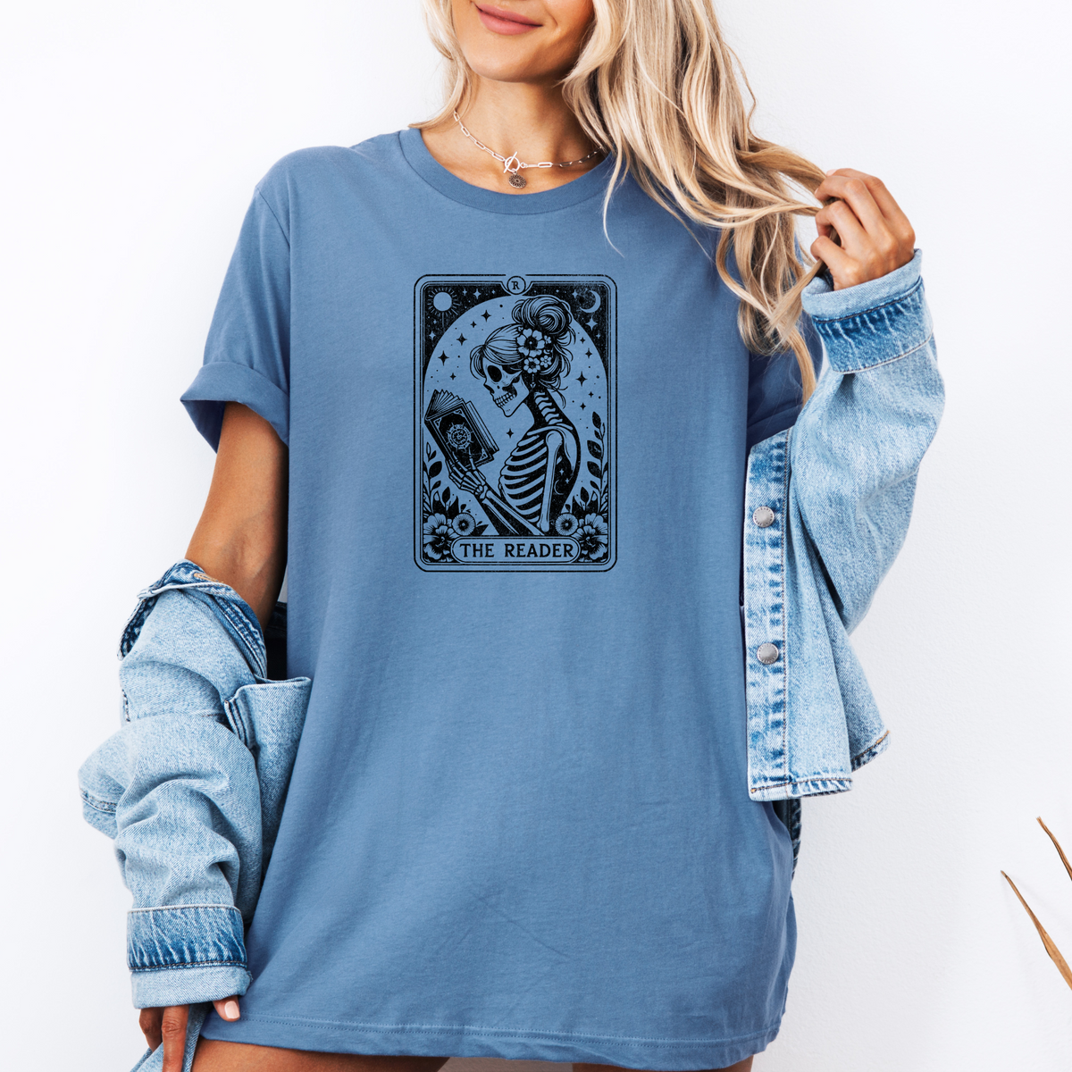 The Reader Tarot Card Short Sleeve Tee