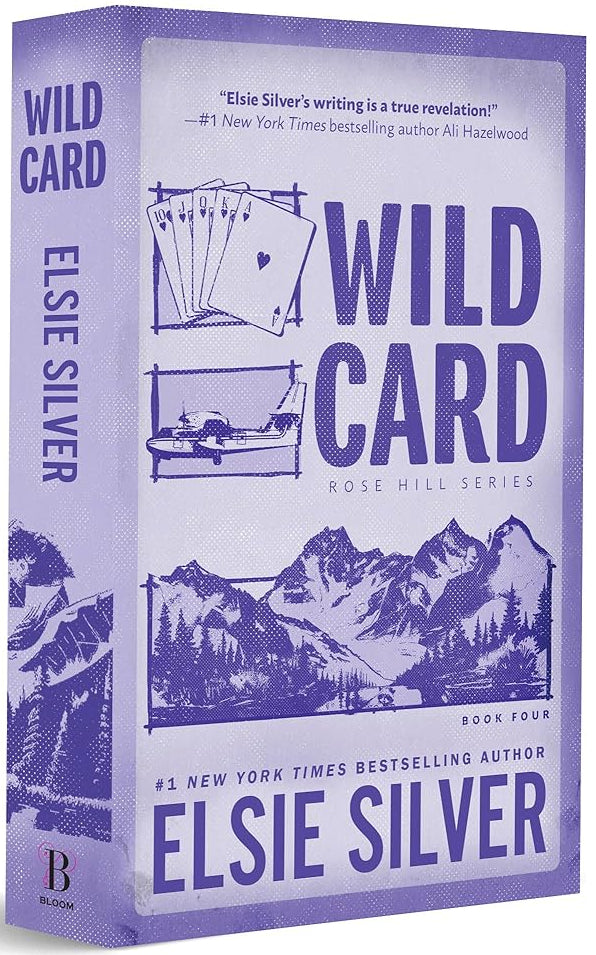 Wild Card (Deluxe Edition) (Rose Hill, 4) cover image lavender and purple mountains, plane and cards images
