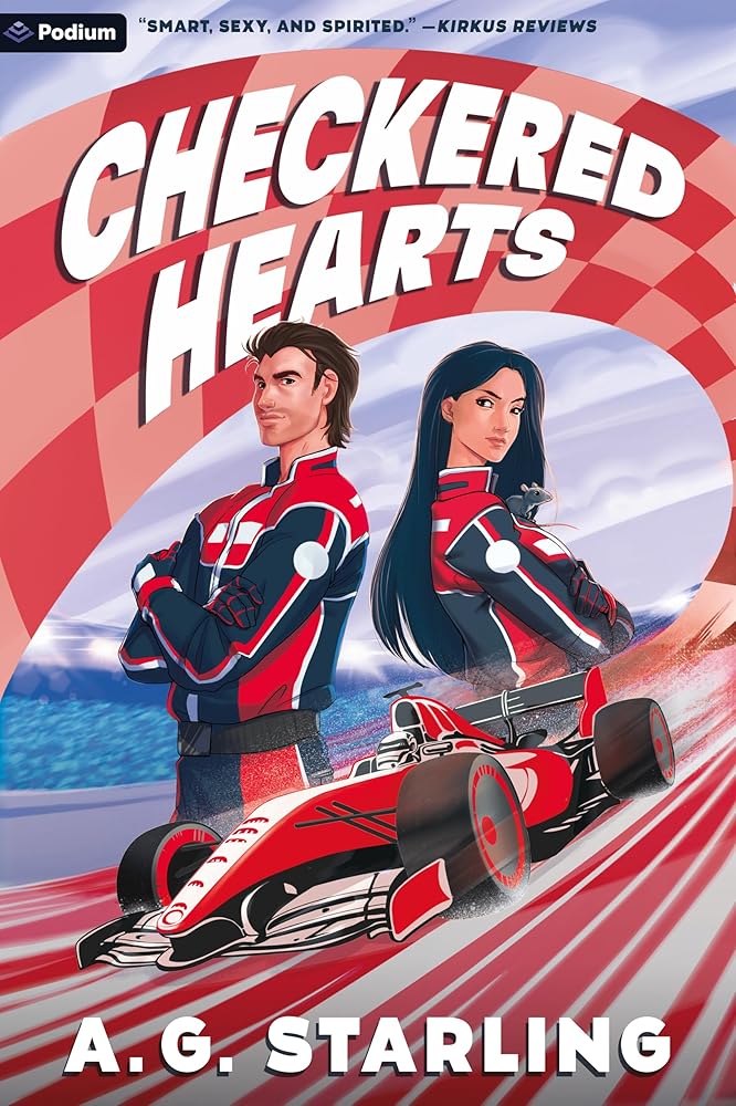 Checkered Hearts: An F1 Love Story (Racing to Romance, 1) cover image