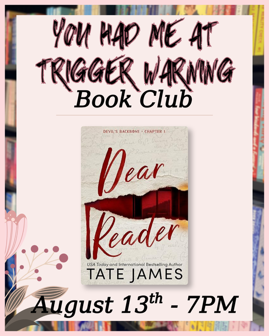 BOOK CLUB: You Had Me At Trigger Warning (August)