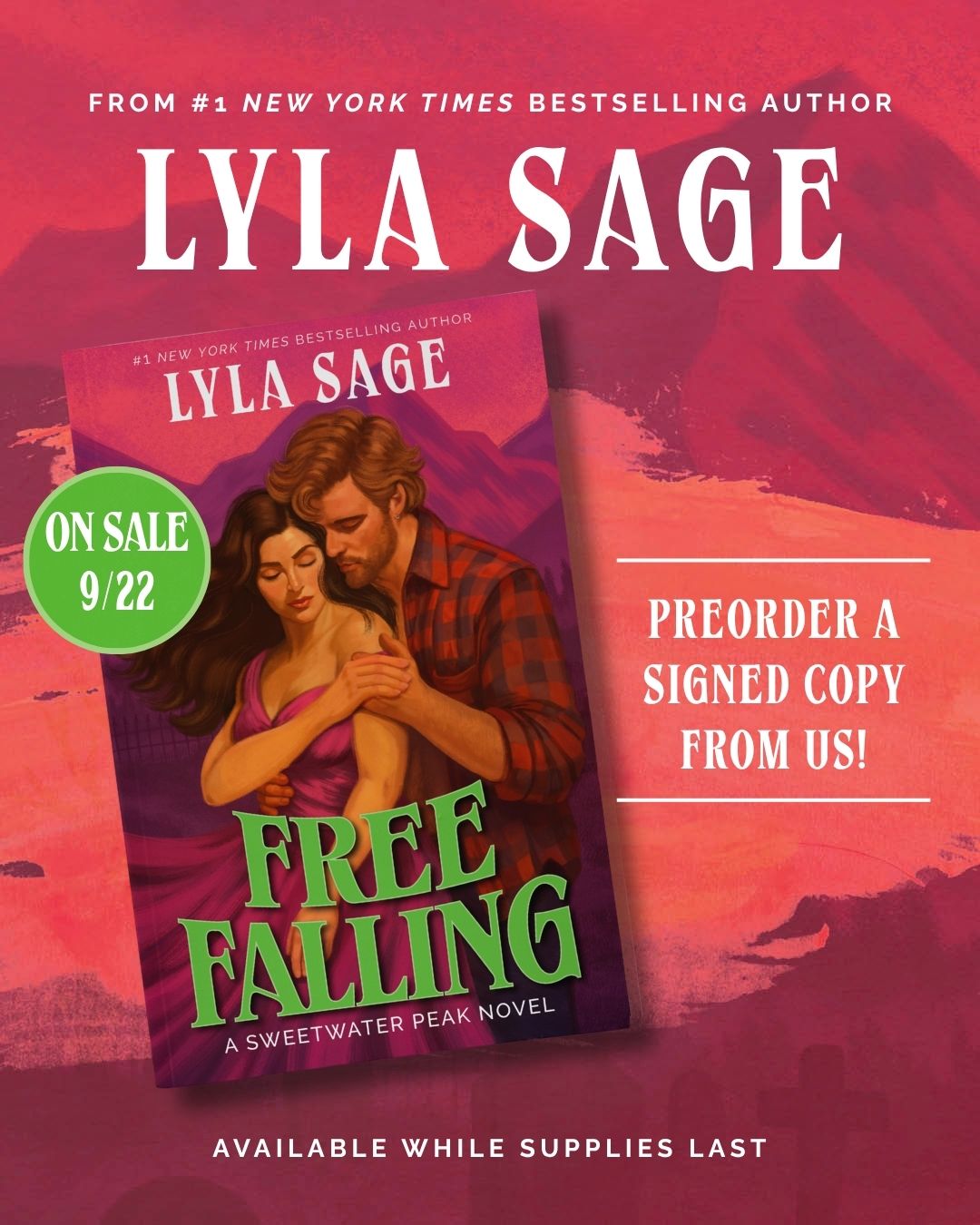 Free Falling: A Sweetwater Peak Novel (Signed)