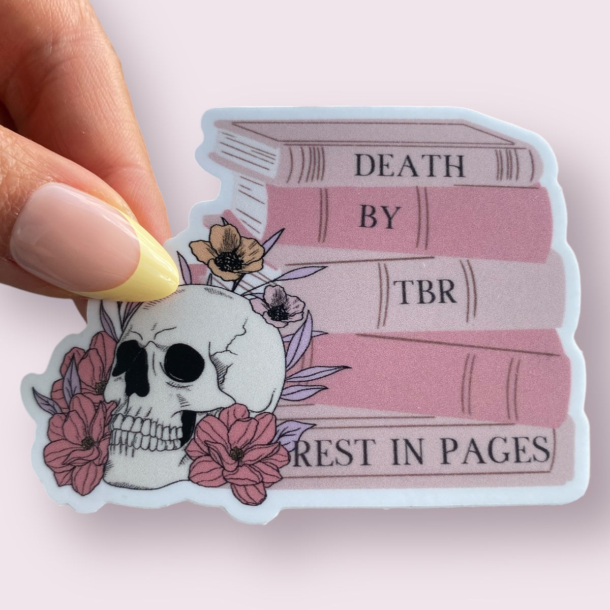 Death By TBR, Rest In Pages | Sticker