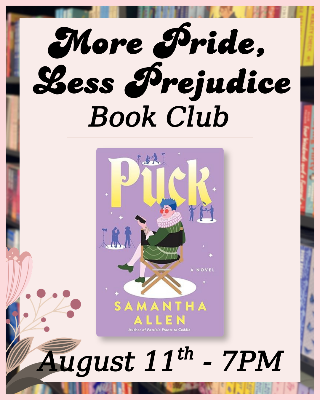 Event: Book Club - More Pride, Less Prejudice (August)
