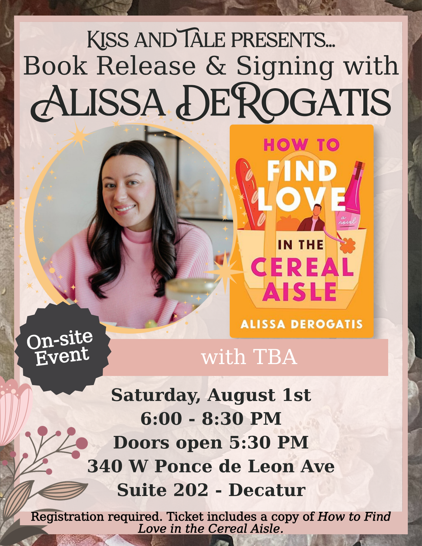 EVENT: Book Release Party & Signing - Alissa DeRogatis