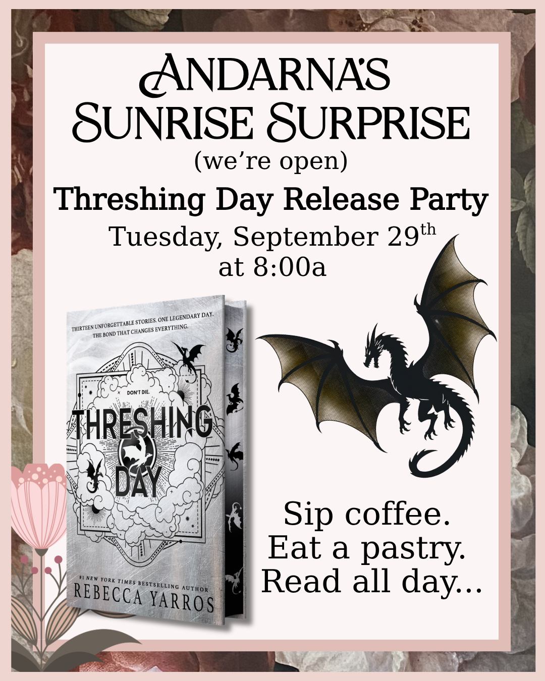 EVENT: Andarna's Sunrise Surprise (Threshing Day) Release Party