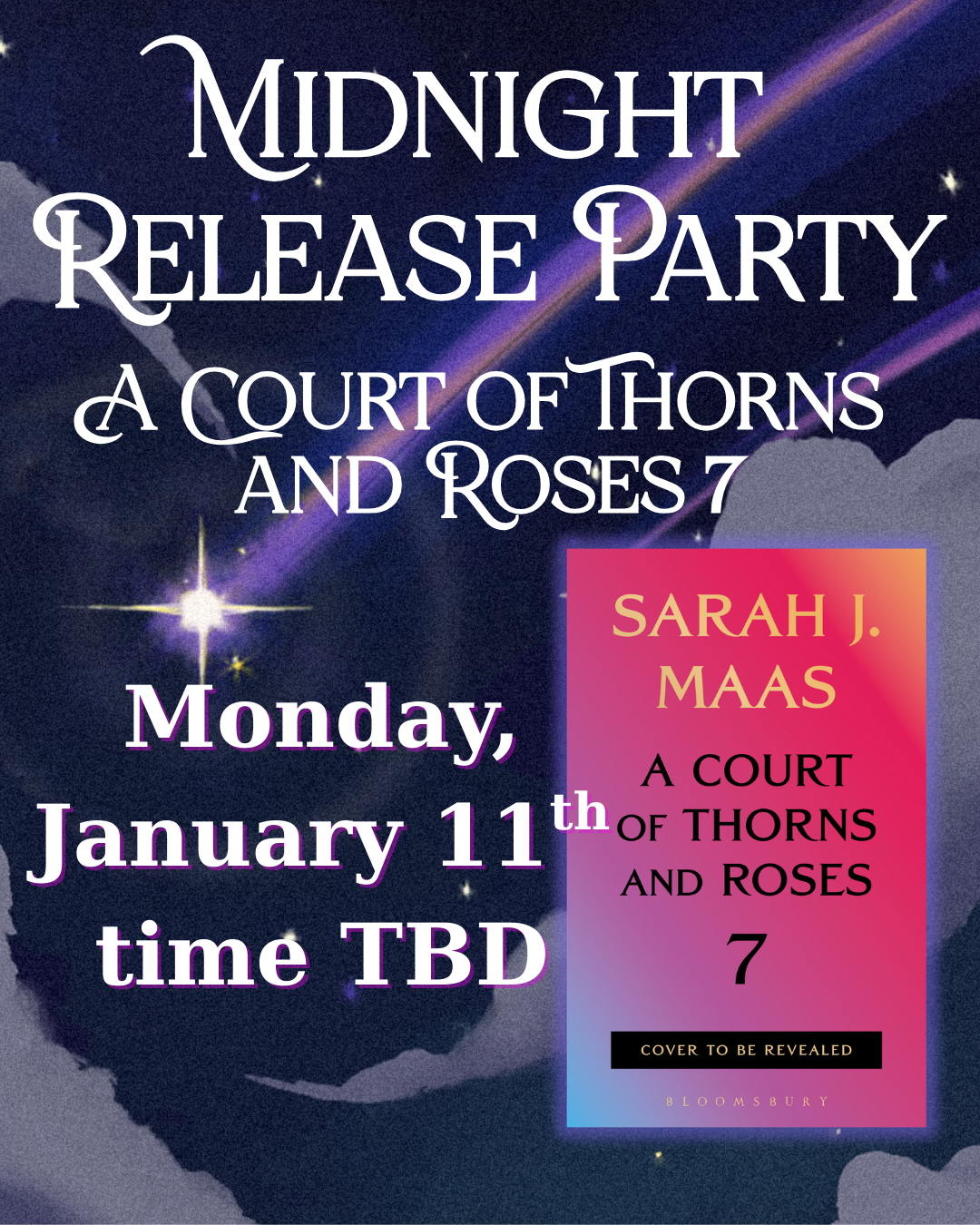 ACOTAR 7 MIDNIGHT RELEASE PARTY