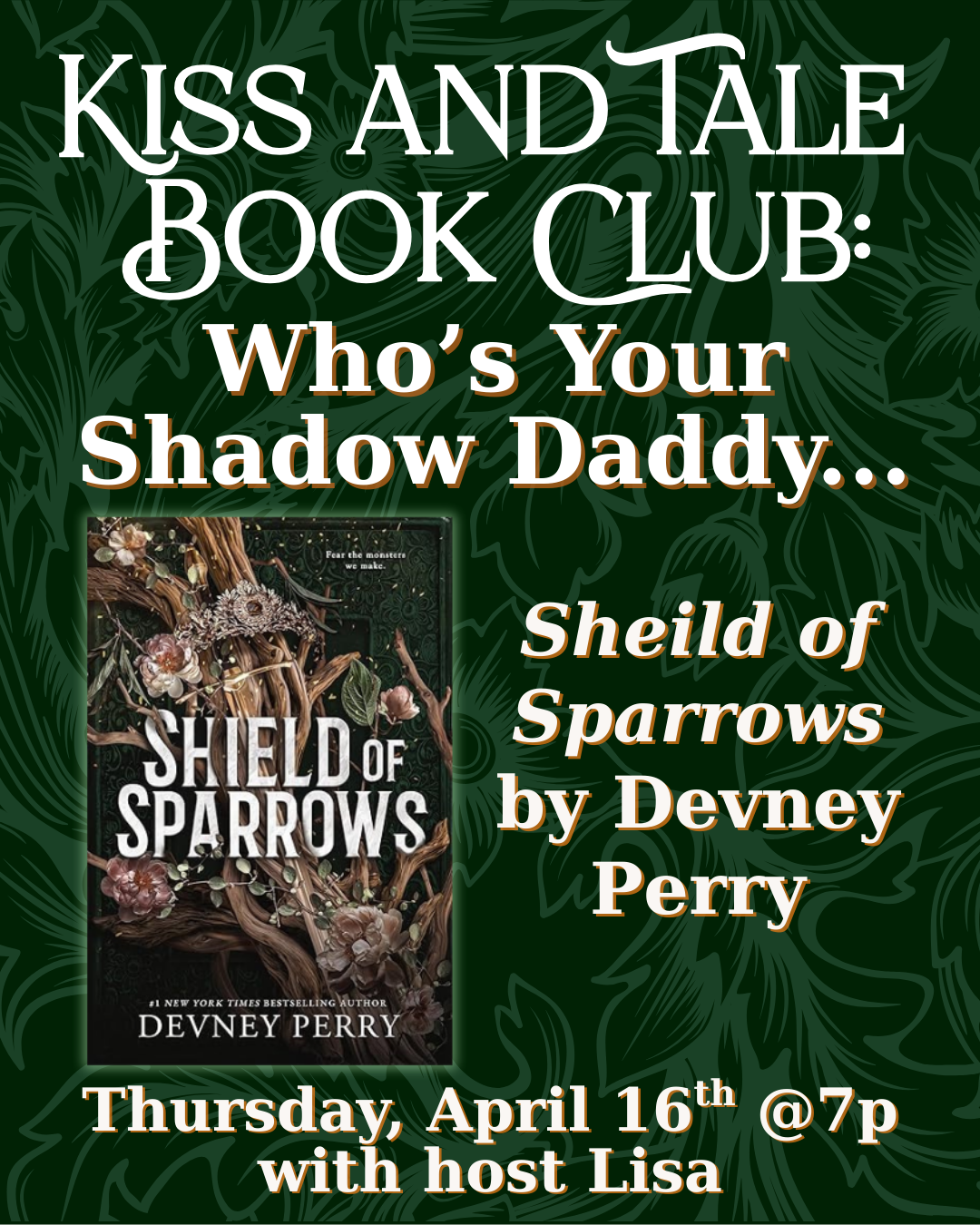 EVENT: Book Club - Who's Your Shadow Daddy (April)