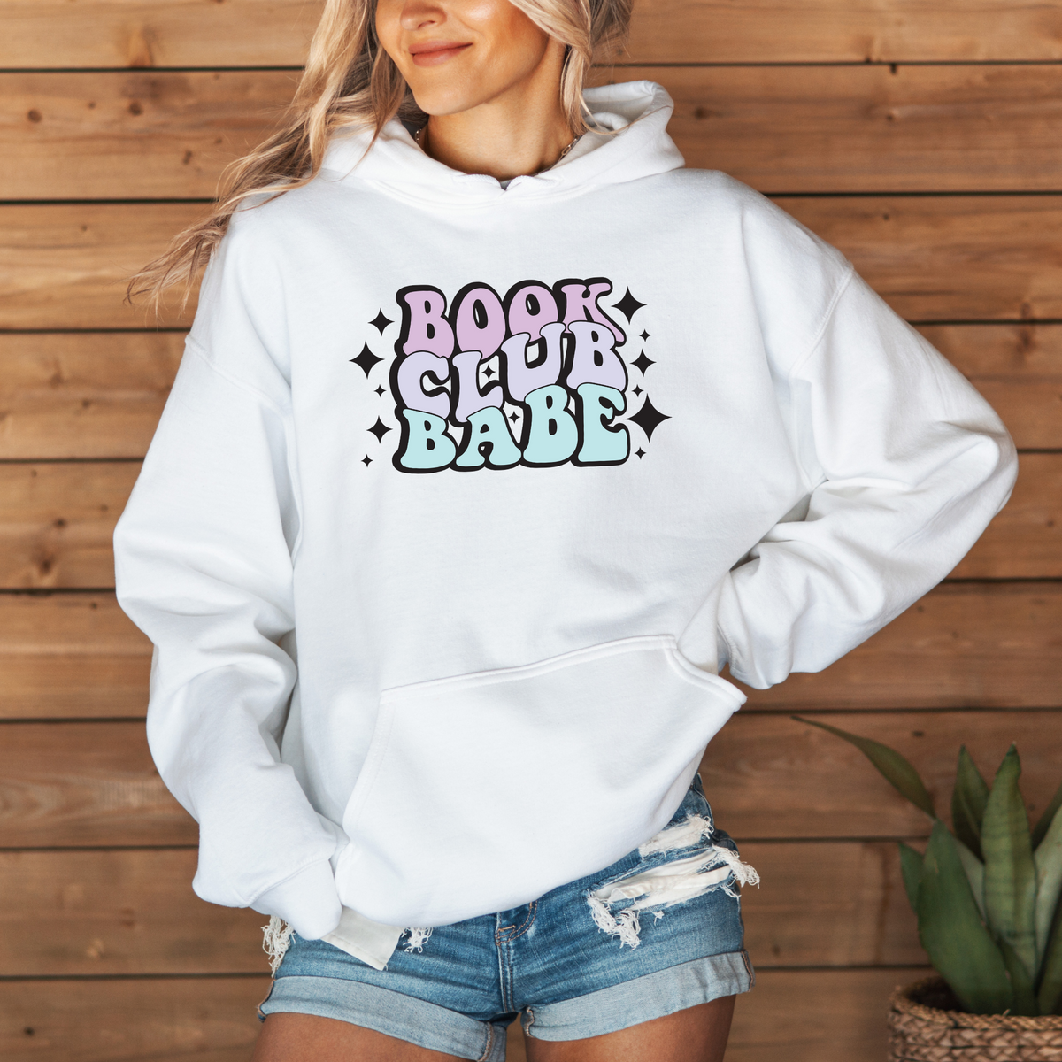 Book Club Babe Hooded Sweatshirt