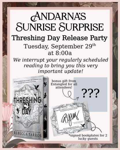 EVENT: Andarna's Sunrise Surprise (Threshing Day) Release Party
