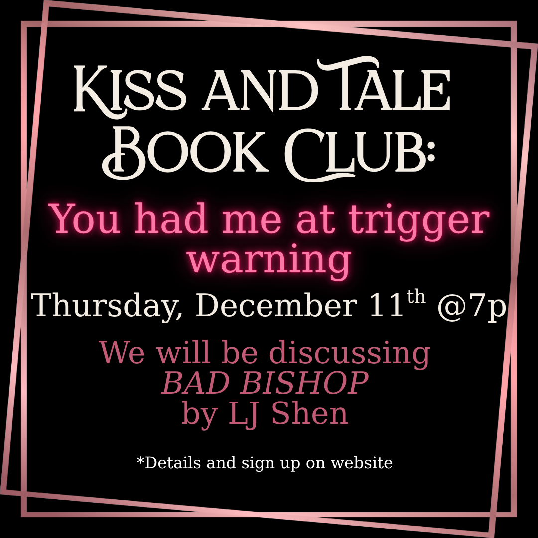 EVENT: Book Club - You had me at trigger warning (December)