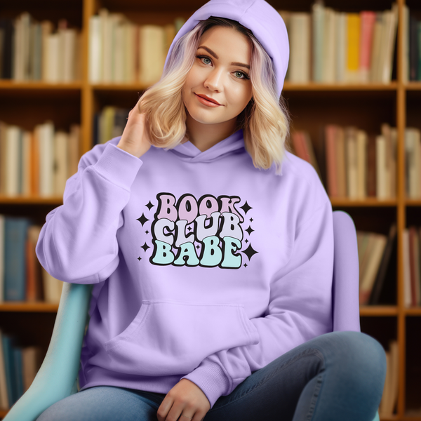 Book Club Babe Hooded Sweatshirt