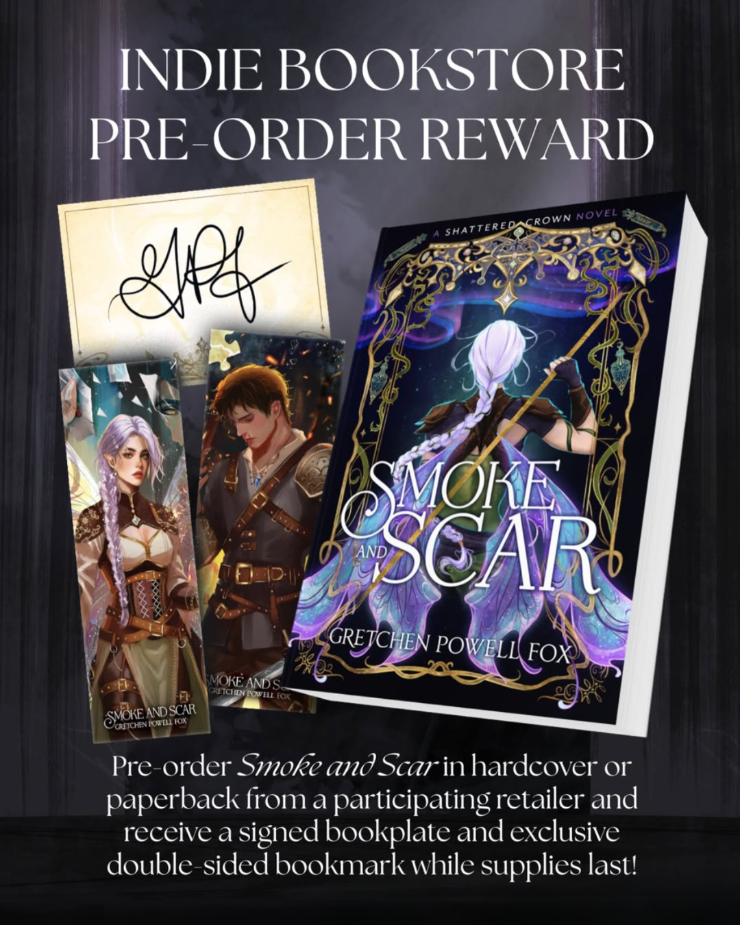 Smoke and Scar (Shattered Crown) Paperback - PRE ORDER