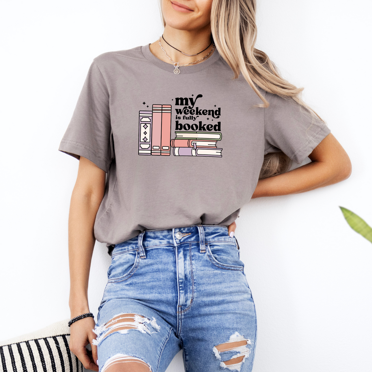 My Weekend Is Fully Booked  Short Sleeve Tee