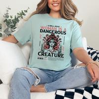 A Well-Read Woman Is A Dangerous Creature Short Sleeve Tee