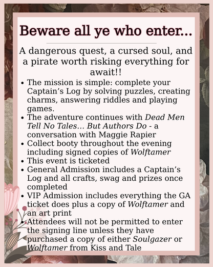 EVENT: The Smuggler's Gathering - A Wolftamer release adventure